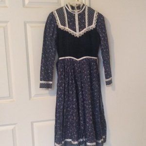 Vintage Gunne Sax Floral Prairie Dress